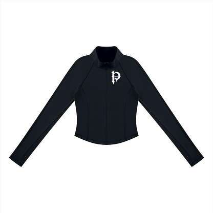 Women's Quarter-Zip Yoga T-Shirt