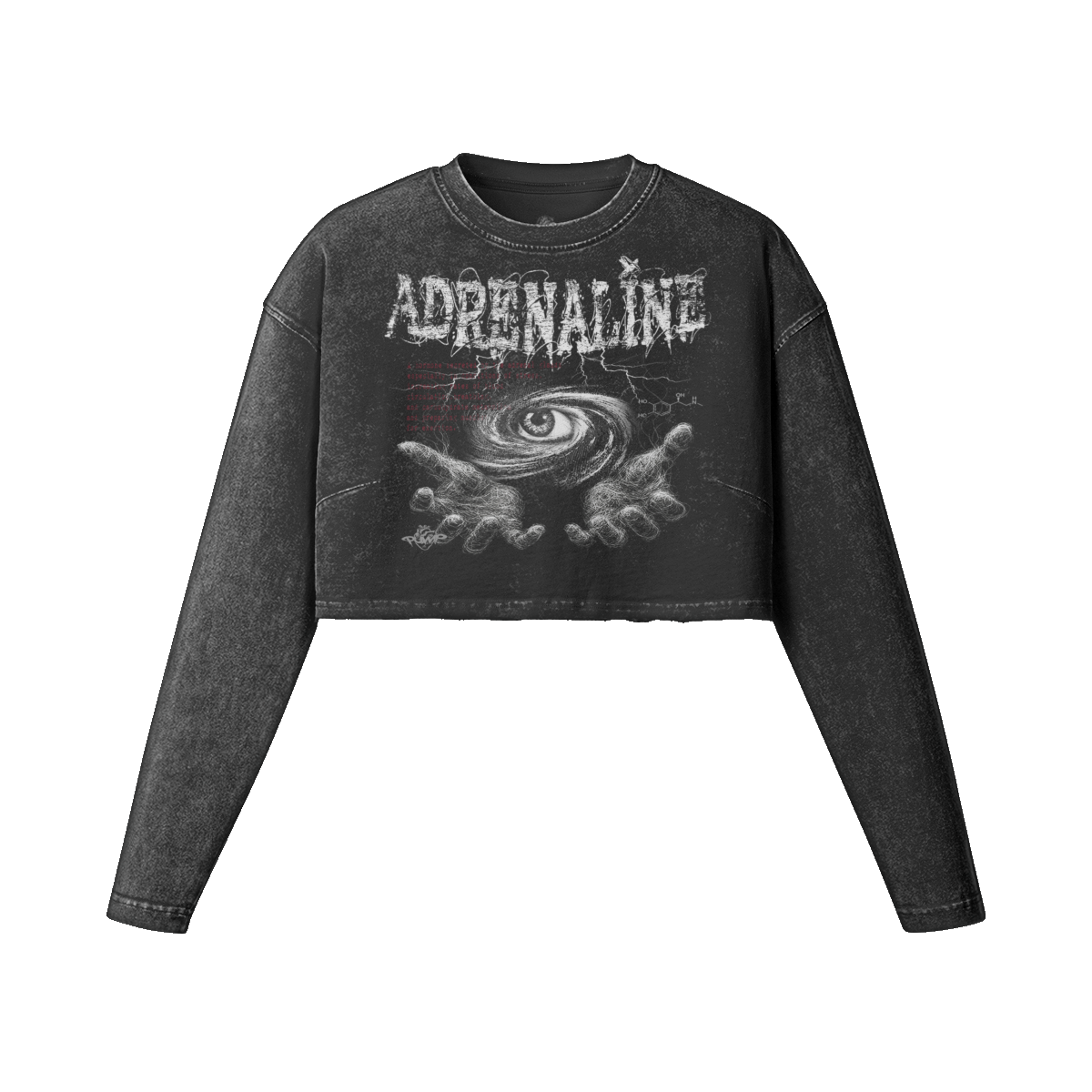 ADRENALINE Cropped Long Sleeve