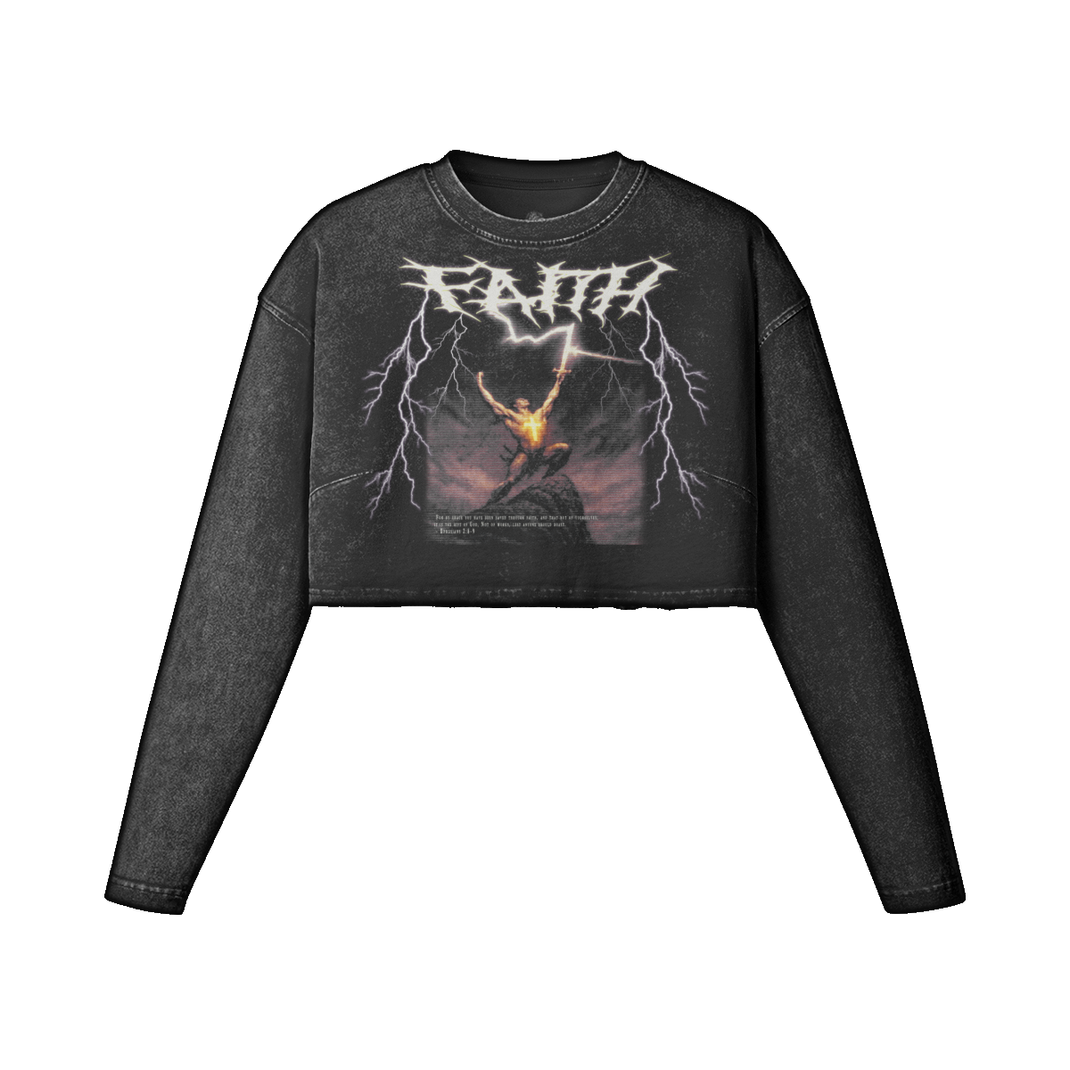 Faith Cropped Long Sleeve