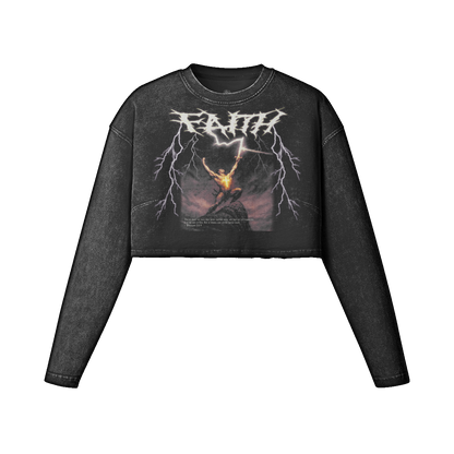 Faith Cropped Long Sleeve