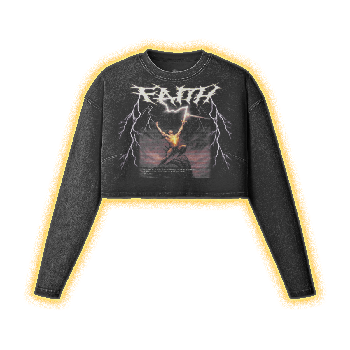 Faith Cropped Long Sleeve