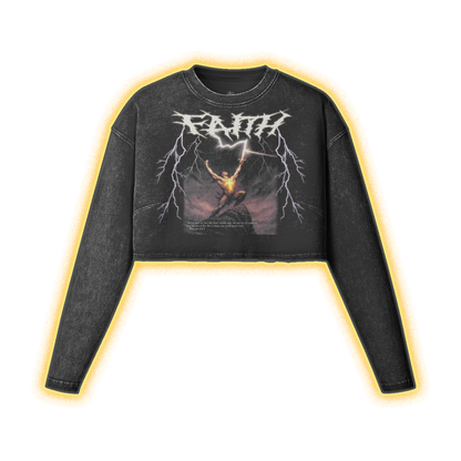 Faith Cropped Long Sleeve