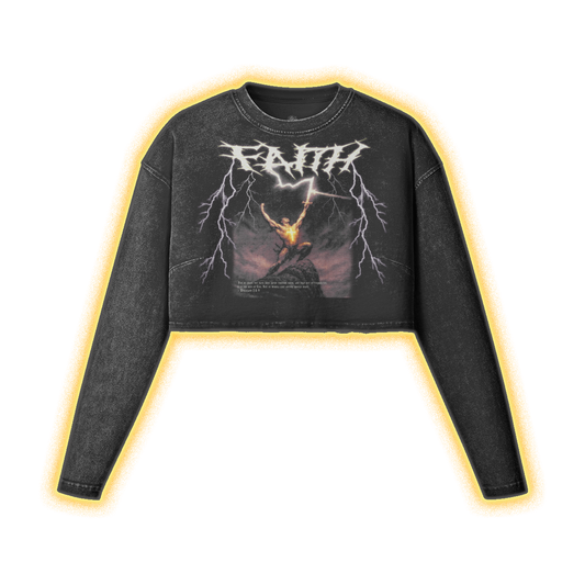 Faith Cropped Long Sleeve