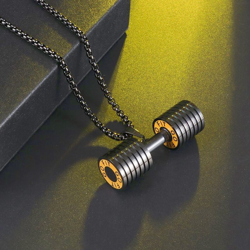 Dumbbell Necklace