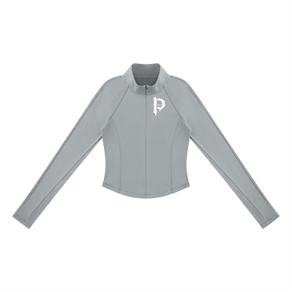 Women's Quarter-Zip Yoga T-Shirt