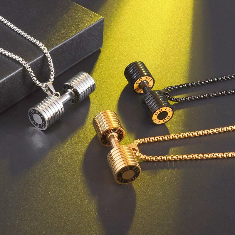 Dumbbell Necklace